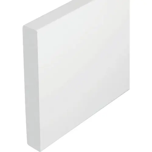 14/25 In. W. x 3-1/4 In. H. x 8 Ft. L. White Craftsman Base Molding 14/25 In. W. x 3-1/4 In. H. x 8 Ft. L. White Craftsman Base Molding
