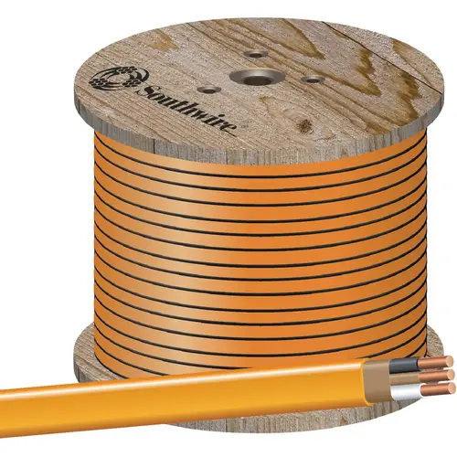 1000 Ft. 10/2 Solid Orange NMW/G Electrical Wire 1000 Ft. 10/2 Solid Orange NMW/G Electrical Wire