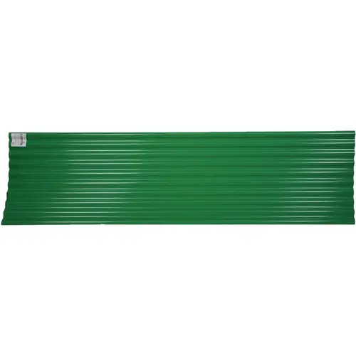 Seacoaster 26 In. x 12 Ft. Opaque Green Round Wave Vinyl Corrugated Panels Seacoaster 26 In. x 12 Ft. Opaque Green Round Wave Vinyl Corrugated Panels