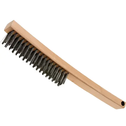 1 In. x 14 In. Long Wood Handle Wire Brush 1 In. x 14 In. Long Wood Handle Wire Brush