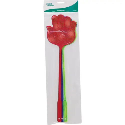 5 In. x 4.7 In. Plastic Fly Swatter - pack of 36 5 In. x 4.7 In. Plastic Fly Swatter - pack of 36