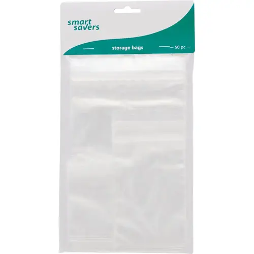 Zip Top Storage Bag Assortment - pack of 50 Zip Top Storage Bag Assortment - pack of 50