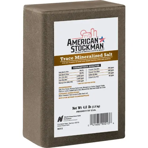 4 Lb. Trace Mineral Salt Block 4 Lb. Trace Mineral Salt Block