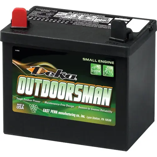 Outdoorsman 12-Volt Lawn & Garden 300 CCA Small Engine Battery, Left Front Positive Terminal Outdoorsman 12-Volt Lawn & Garden 300 CCA Small Engine Battery, Left Front Positive Terminal