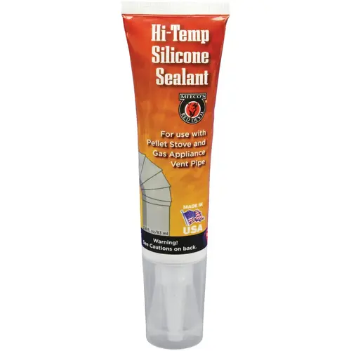 2.7 Oz. Red Silicone Hi-Temp Sealant