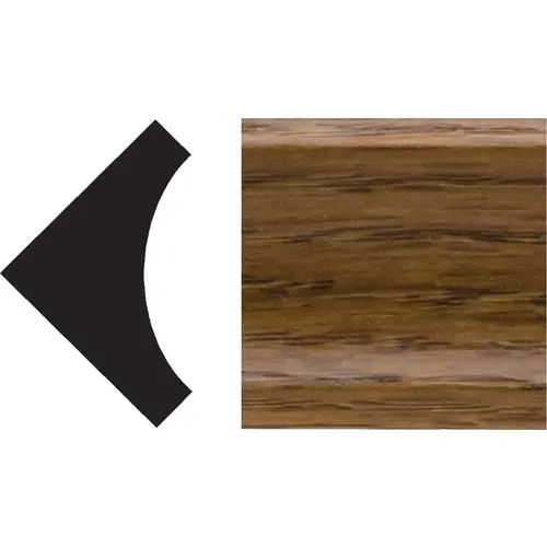 3/4 In. x 3/4 In. x 8 Ft. Highland Oak PVC Interior Inside Corner Molding - pack of 20 3/4 In. x 3/4 In. x 8 Ft. Highland Oak PVC Interior Inside Corner Molding - pack of 20