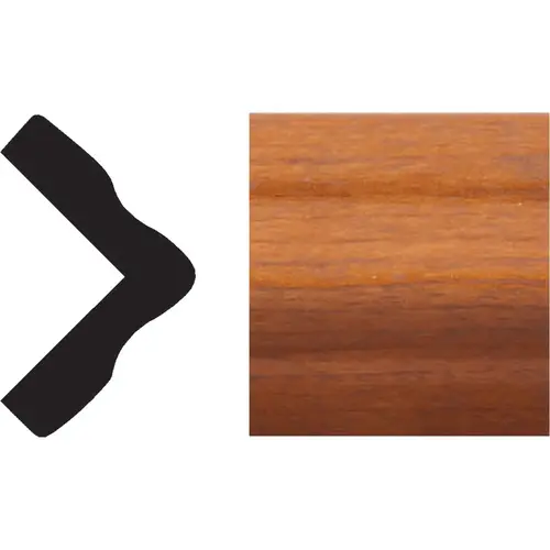 1 In. x 1 In. x 8 Ft. Gunstock PVC Interior Outside Corner Molding - pack of 20 1 In. x 1 In. x 8 Ft. Gunstock PVC Interior Outside Corner Molding - pack of 20