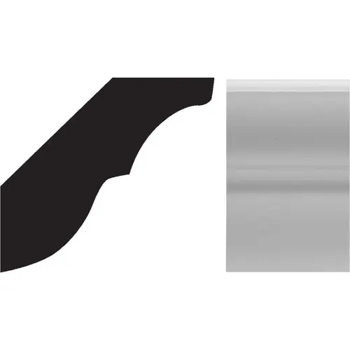 9/16 In. W. x 1-5/8 In. H. x 8 Ft. L. PVC Bed Molding - pack of 15 9/16 In. W. x 1-5/8 In. H. x 8 Ft. L. PVC Bed Molding - pack of 15