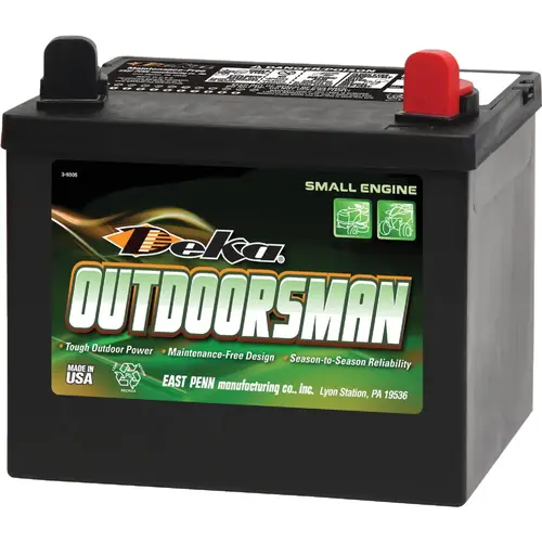 Outdoorsman 12-Volt Lawn & Garden 300 CCA Small Engine Battery, Right Front Positive Terminal Outdoorsman 12-Volt Lawn & Garden 300 CCA Small Engine Battery, Right Front Positive Terminal