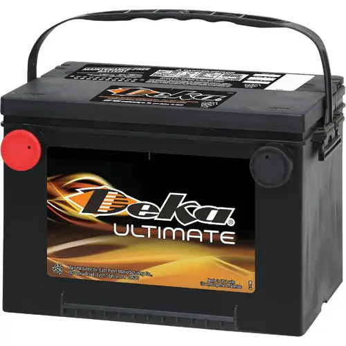 Ultimate 12-Volt 800 CCA Automotive Battery, Side Post Left Front Positive Terminal Ultimate 12-Volt 800 CCA Automotive Battery, Side Post Left Front Positive Terminal