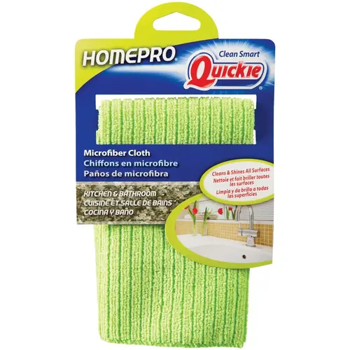HomePro 13 In. x 15 In. Kitchen & Bath Microfiber Cleaning Cloth HomePro 13 In. x 15 In. Kitchen & Bath Microfiber Cleaning Cloth