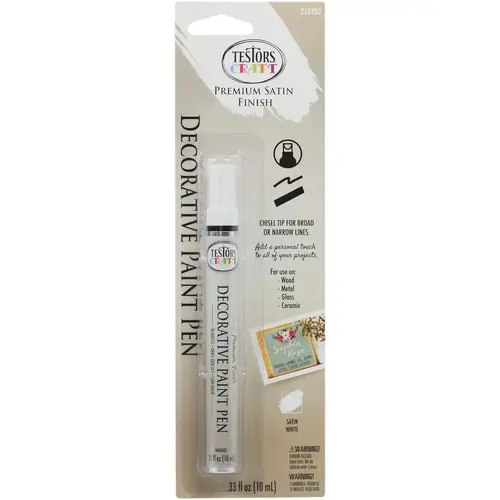 Craft Satin White Decorative Paint Pen Craft Satin White Decorative Paint Pen