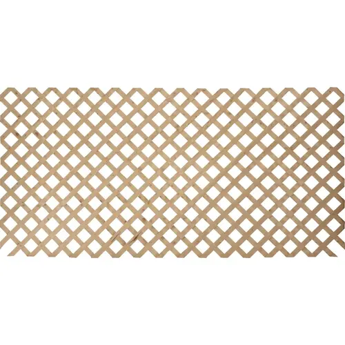 4 Ft. W x 8 Ft. L x 1/2 In. Thick Treated Wood Lattice Panel 4 Ft. W x 8 Ft. L x 1/2 In. Thick Treated Wood Lattice Panel