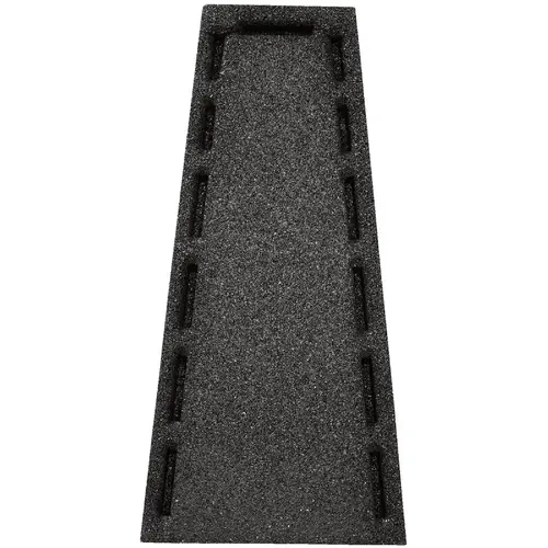21-1/2 In. Black Recycled Rubber Splash Block 21-1/2 In. Black Recycled Rubber Splash Block