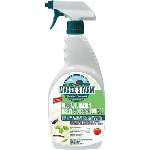 24 Oz. Ready To Use Trigger Spray Vegetable Garden Insect & Disease Control 24 Oz. Ready To Use Trigger Spray Vegetable Garden Insect & Disease Control