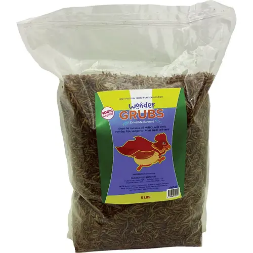 Grubs 5 Lb. Dried Mealworms Grubs 5 Lb. Dried Mealworms