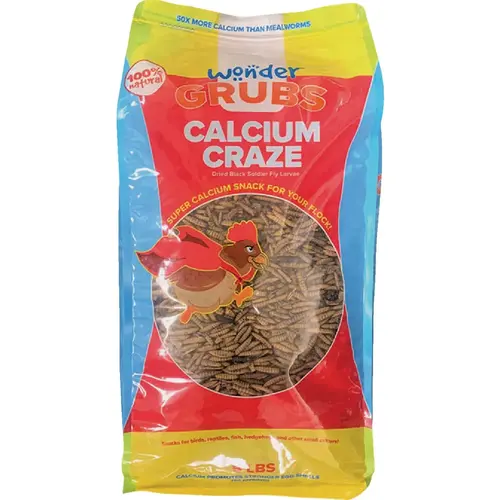 Grubs Calcium Craze 5 Lb. Black Soldier Fly Larvae Grubs Calcium Craze 5 Lb. Black Soldier Fly Larvae
