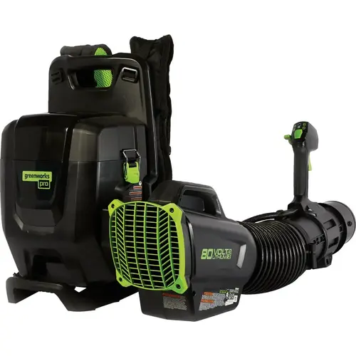 80V 690 CFM 165 MPH Dual-Port Backpack Blower with (2) 4.0 Ah Batteries and Charger 80V 690 CFM 165 MPH Dual-Port Backpack Blower with (2) 4.0 Ah Batteries and Charger