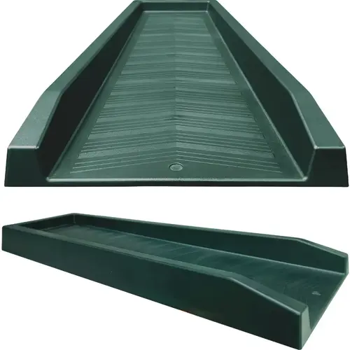 11 In. W. x 2.25 In. H. x 24 In. L. Green Chevron Splash Block 11 In. W. x 2.25 In. H. x 24 In. L. Green Chevron Splash Block