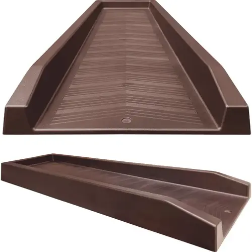 11 In. W. x 2.25 In. H. x 24 In. L. Chocolate Chevron Splash Block 11 In. W. x 2.25 In. H. x 24 In. L. Chocolate Chevron Splash Block