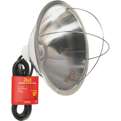 18/2 6 Ft. Cord 10 In. Brooder Heat Lamp 18/2 6 Ft. Cord 10 In. Brooder Heat Lamp