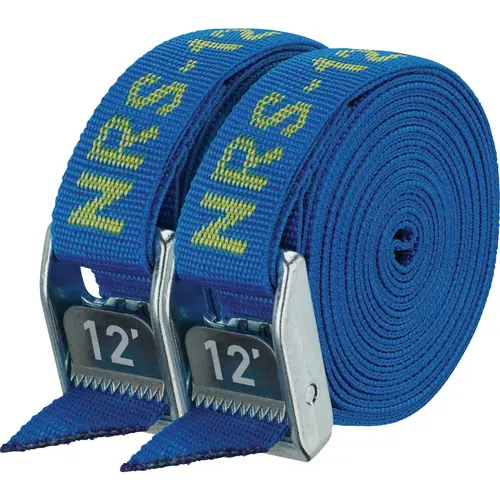 1 In. x 12 Ft. Iconic Blue Heavy Duty Tie-Down Strap - pack of 2 1 In. x 12 Ft. Iconic Blue Heavy Duty Tie-Down Strap - pack of 2