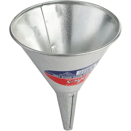 1 Qt. Galvanized Steel Funnel Metal 1 Qt. Galvanized Steel Funnel Metal