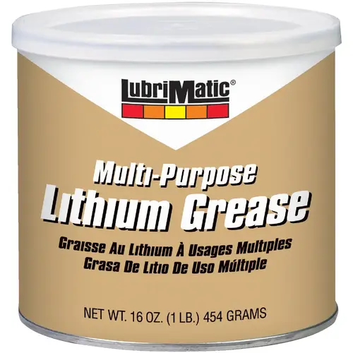LubriMatic 16 Oz. Can Multi-Purpose Lithium Grease Amber LubriMatic 16 Oz. Can Multi-Purpose Lithium Grease Amber