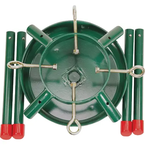 12 Ft. Live Christmas Tree Stand Red & Green 12 Ft. Live Christmas Tree Stand Red & Green