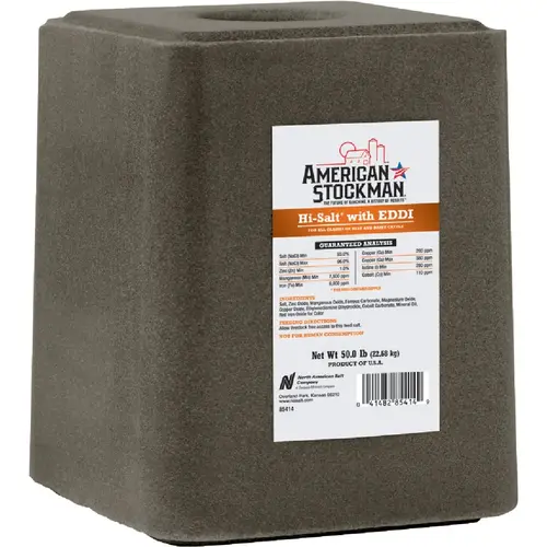 50 Lb. Hi-Salt With EDDI Mineral Block 50 Lb. Hi-Salt With EDDI Mineral Block