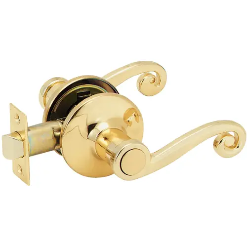 Polished Brass Passage Door Lever Polished Brass Passage Door Lever