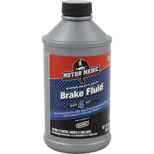 12 Oz. Super Heavy-Duty DOT 4 Brake Fluid 12 Oz. Super Heavy-Duty DOT 4 Brake Fluid