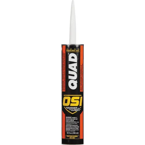 QUAD 10 Oz. Window, Door & Siding Polymer Sealant, Gray QUAD 10 Oz. Window, Door & Siding Polymer Sealant, Gray