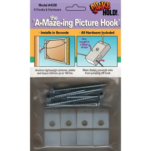 QuakeHold A-Mazing Picture Hanger QuakeHold A-Mazing Picture Hanger