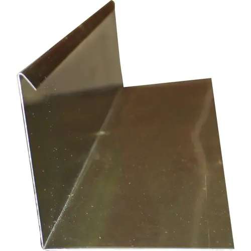 4 In. x 4 In. Galvanized Steel Turnback All Purpose Flashing 4 In. x 4 In. Galvanized Steel Turnback All Purpose Flashing