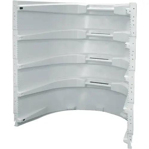 21 In. x 61 In. Egress UV-Protected Polyethylene Window Well Gray 21 In. x 61 In. Egress UV-Protected Polyethylene Window Well Gray