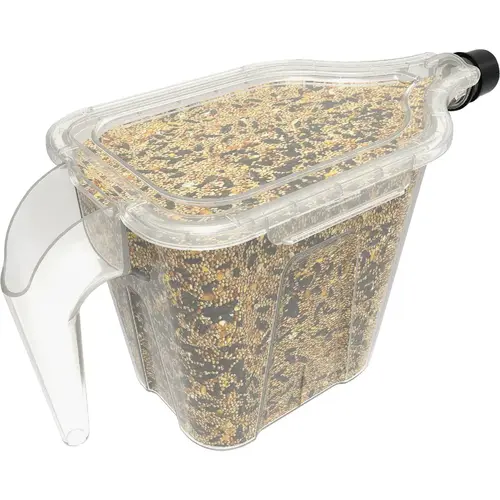 SureFill 3-in 1 Bird Feed Tote with Handle Clear SureFill 3-in 1 Bird Feed Tote with Handle Clear