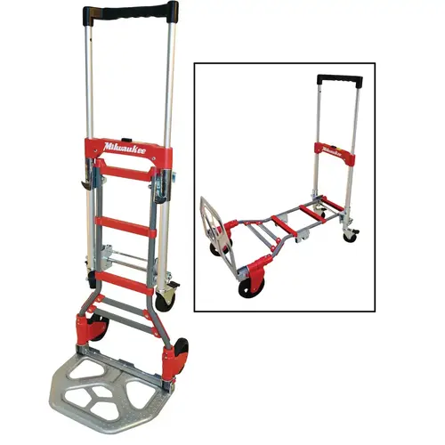Milwaukee 300 Lb. Capacity 2-In-1 Hand Truck Milwaukee 300 Lb. Capacity 2-In-1 Hand Truck