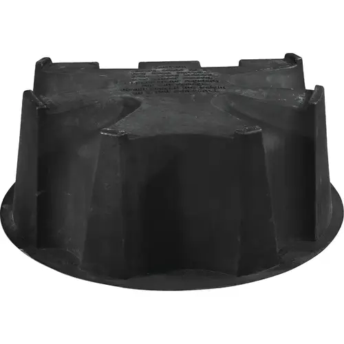 Black 10.1 In. H. x 27 In. L. x 20.6 In. D. Recycled Polyethylene Rain Barrel Stand Black 10.1 In. H. x 27 In. L. x 20.6 In. D. Recycled Polyethylene Rain Barrel Stand