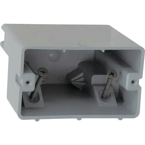 Smart Box 1-Gang PVC Molded Original Wall Box Gray Smart Box 1-Gang PVC Molded Original Wall Box Gray