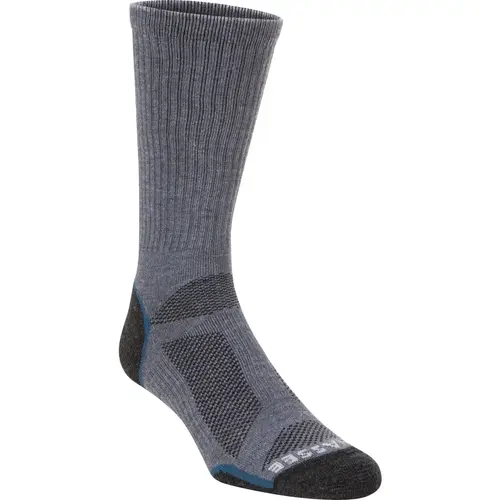 Medium Charcoal/Blue Light Tech Crew Sock Medium Charcoal/Blue Light Tech Crew Sock