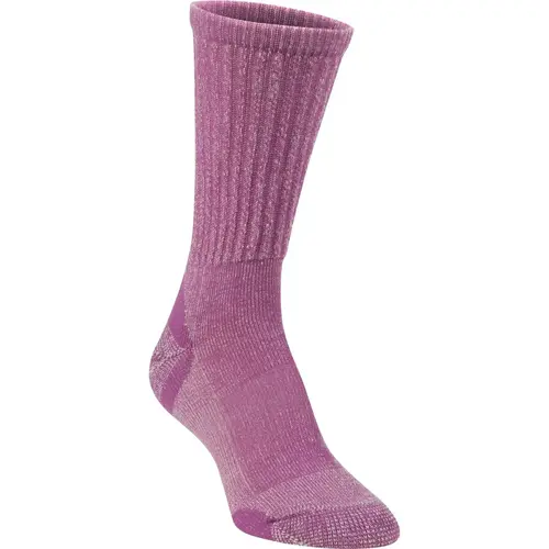 Women's Medium Lavender Lightweight Hiking Crew Sock Women's Medium Lavender Lightweight Hiking Crew Sock