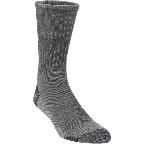 Large Charcoal Lightweight Hiking Crew Sock Large Charcoal Lightweight Hiking Crew Sock