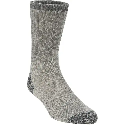 Large Charcoal Heavy Weight Hiking Crew Sock Large Charcoal Heavy Weight Hiking Crew Sock
