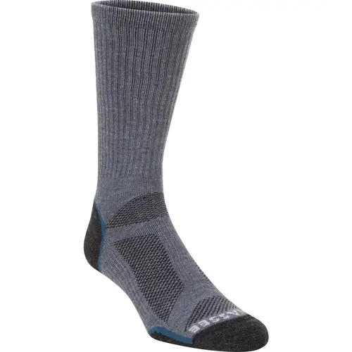 XL Charcoal/Blue Lightweight Performance Tech Crew Sock XL Charcoal/Blue Lightweight Performance Tech Crew Sock