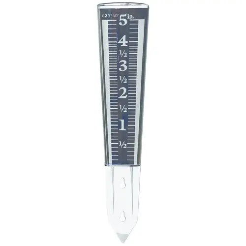 5 In. Clear Magnifying Rain Gauge 5 In. Clear Magnifying Rain Gauge