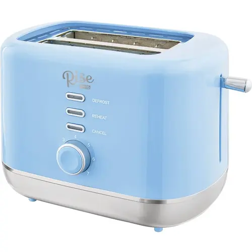 Rise by 2-Slice Toaster Sky Blue Rise by 2-Slice Toaster Sky Blue
