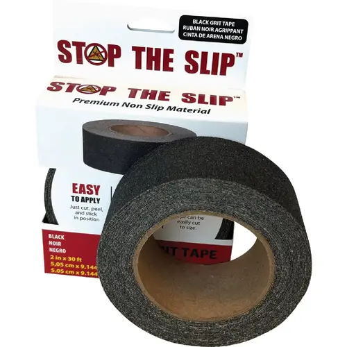 2 In. x 30 Ft. Black Non-Slip Grit Tape 2 In. x 30 Ft. Black Non-Slip Grit Tape