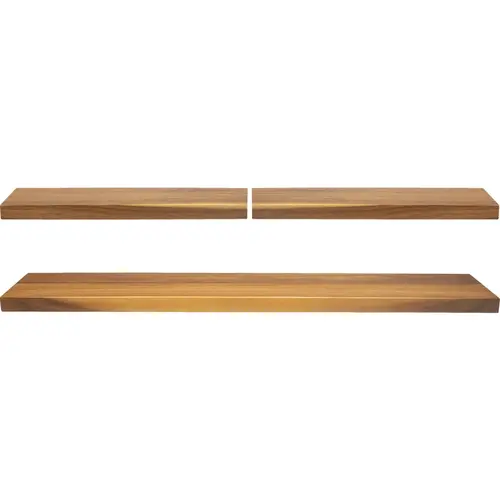 Acacia Wood Floating Shelves Set (3-Piece) Acacia Wood Floating Shelves Set (3-Piece)