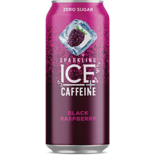 16 Oz. Sparkling Water + Caffeine, Black Raspberry 16 Oz. Sparkling Water + Caffeine, Black Raspberry